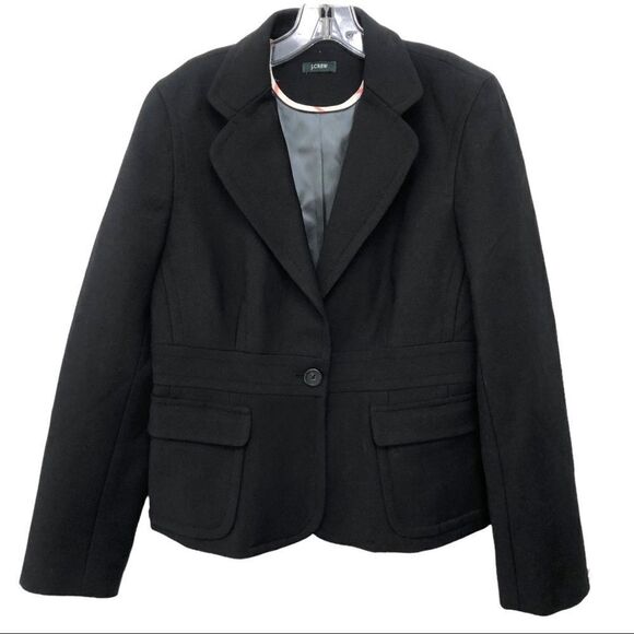 J.CREW BLAZER, women's black blazer S - Picture 1 of 4